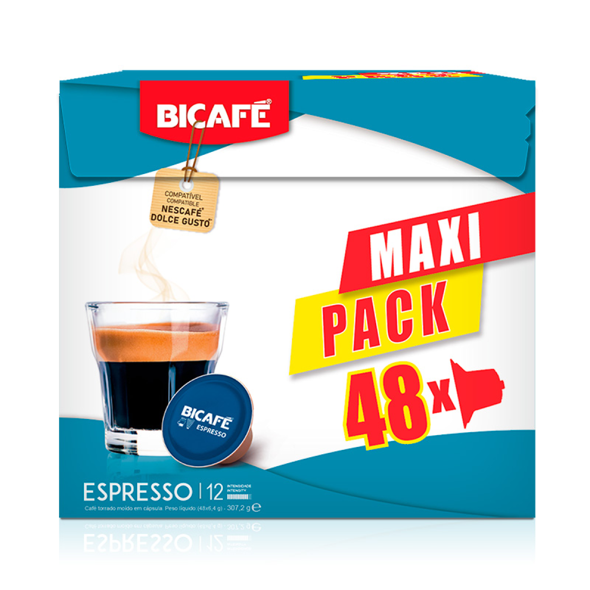 Espresso Intenso Descafeinado 48 cápsulas Dolce Gusto